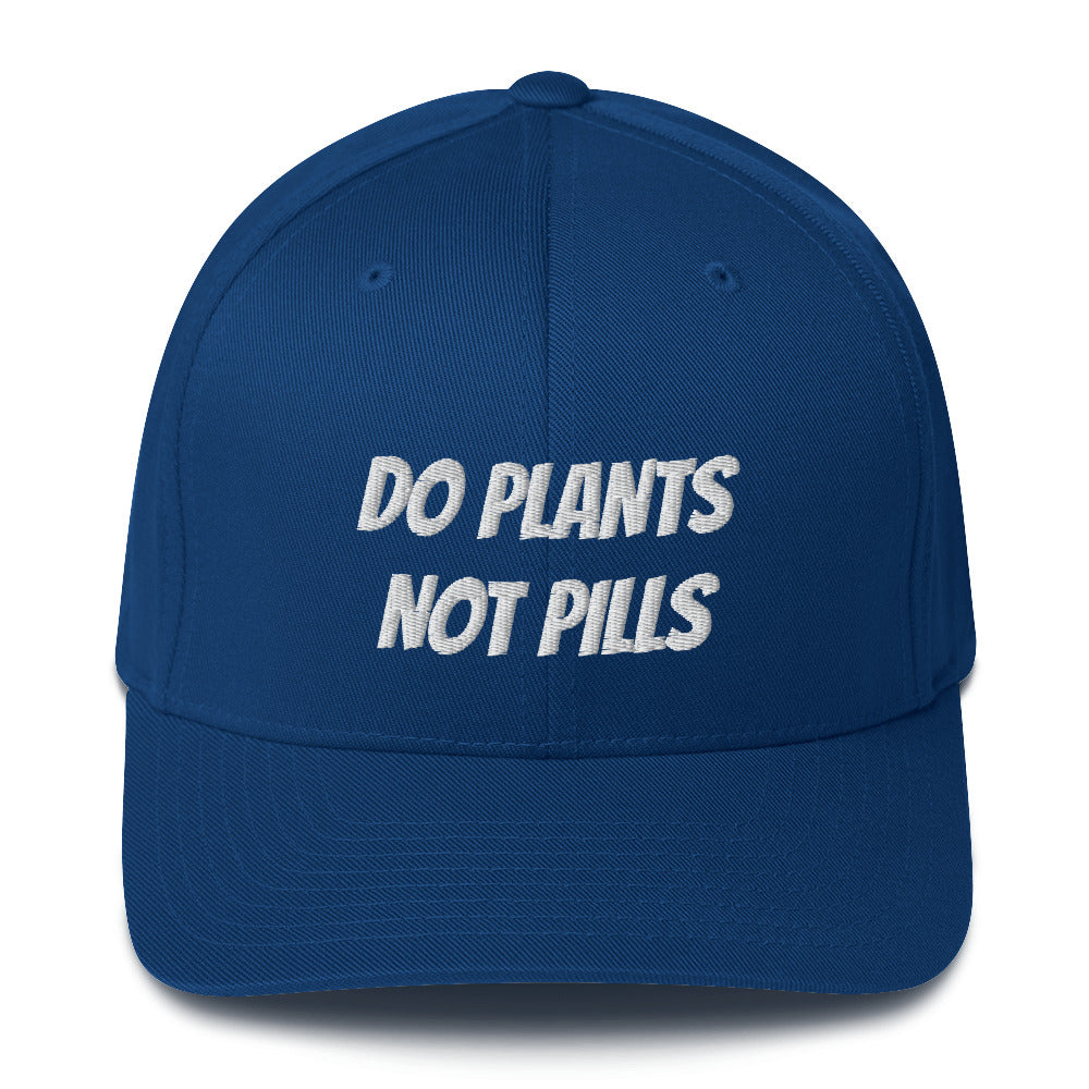 Do Plants Not Pills Structured Twill Cap (White Letters)