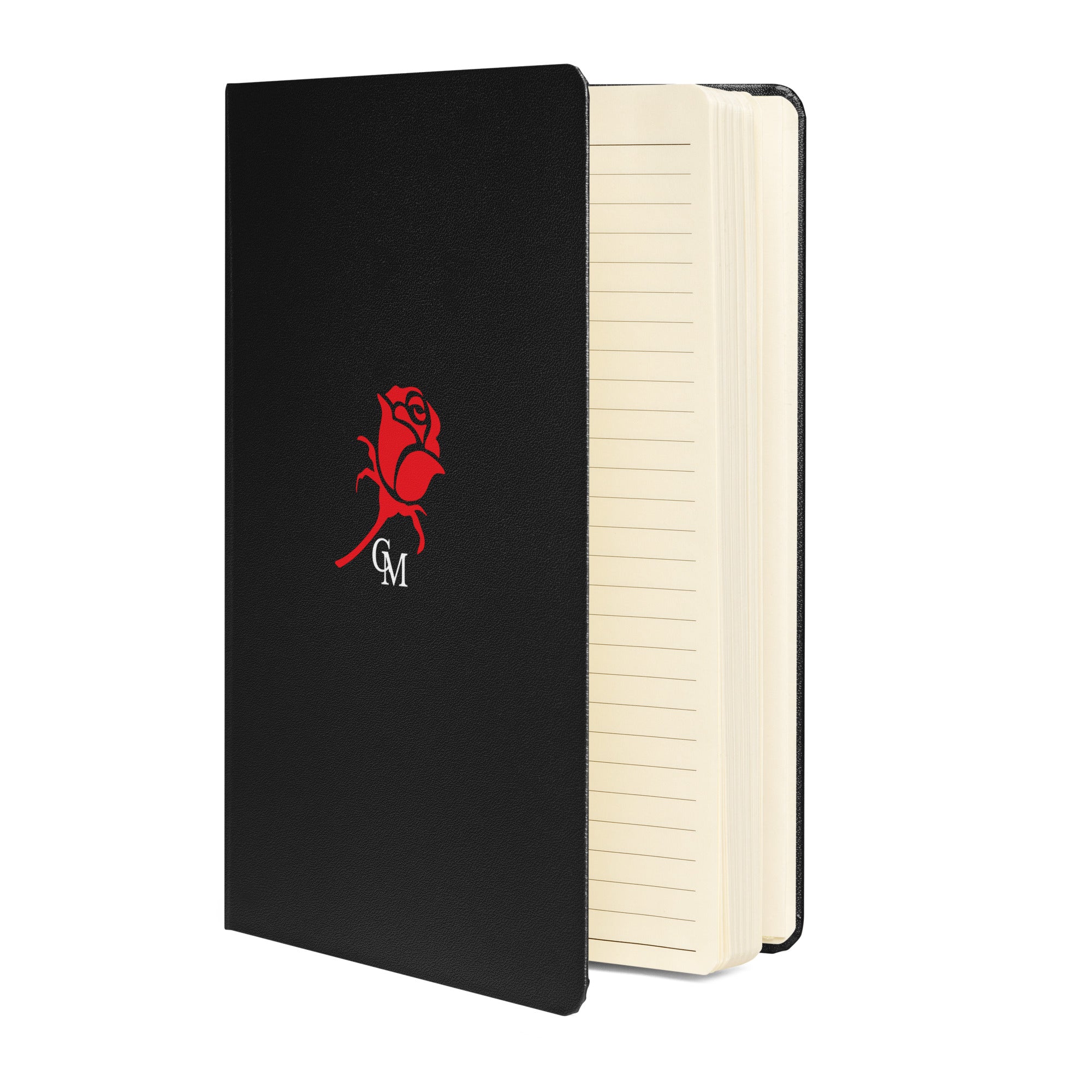 CM Red Rose Hardcover bound journal/notebook