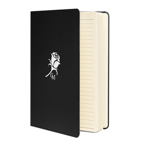 CM White Rose Hardcover bound journal/notebook