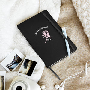 CM PINK ROSE HARDCOVER BOUND BUSINESS JOURNAL/NOTEBOOK