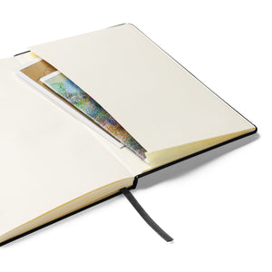 CM WHITE ROSE HARDCOVER BOUND BUSINESS JOURNAL/NOTEBOOK