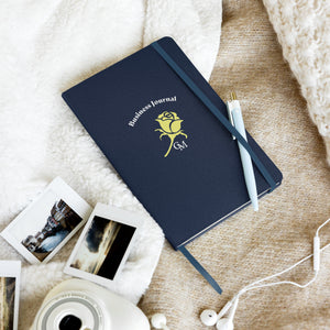 CM YELLOW ROSE HARDCOVER BOUND BUSINESS JOURNAL/NOTEBOOK
