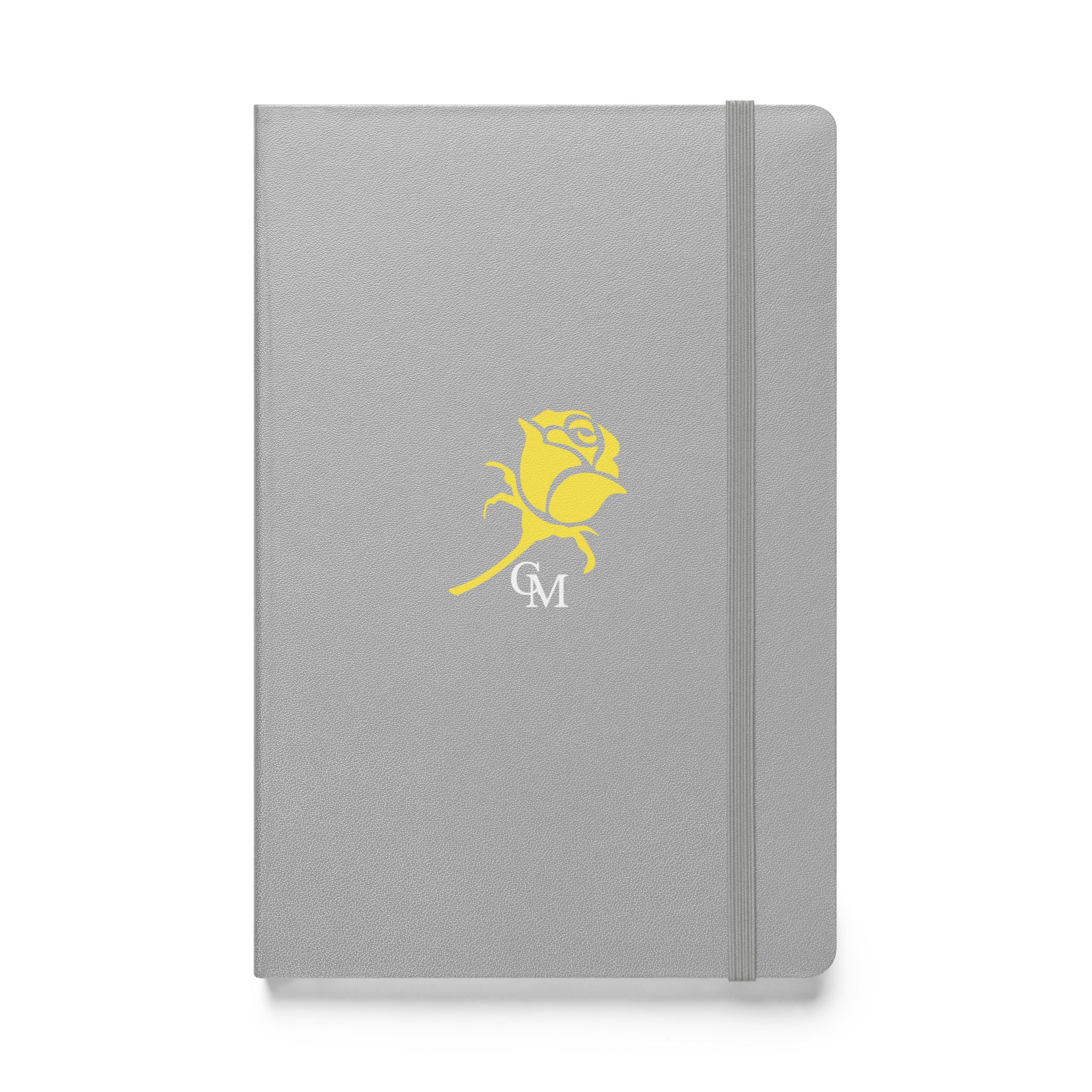 CM Yellow Rose Hardcover bound journal/notebook