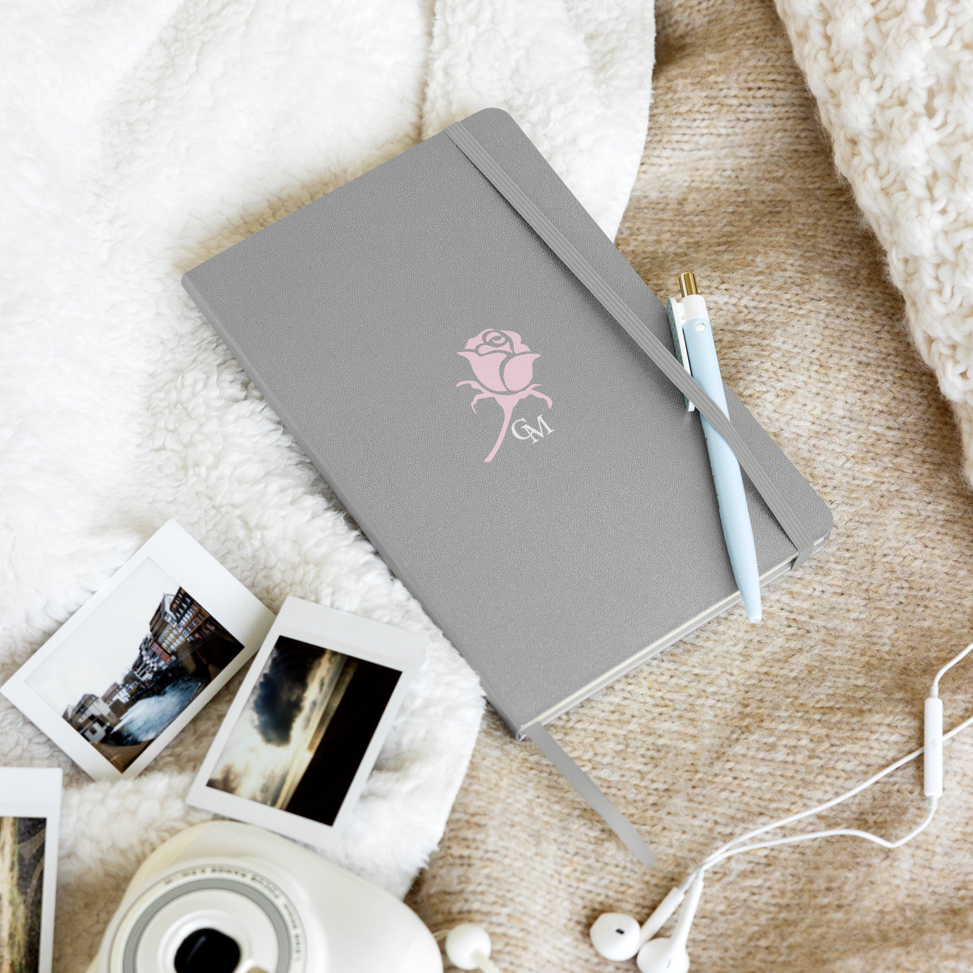 CM Pink Road Hardcover bound journal/notebook