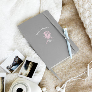 CM PINK ROSE HARDCOVER BOUND BUSINESS JOURNAL/NOTEBOOK