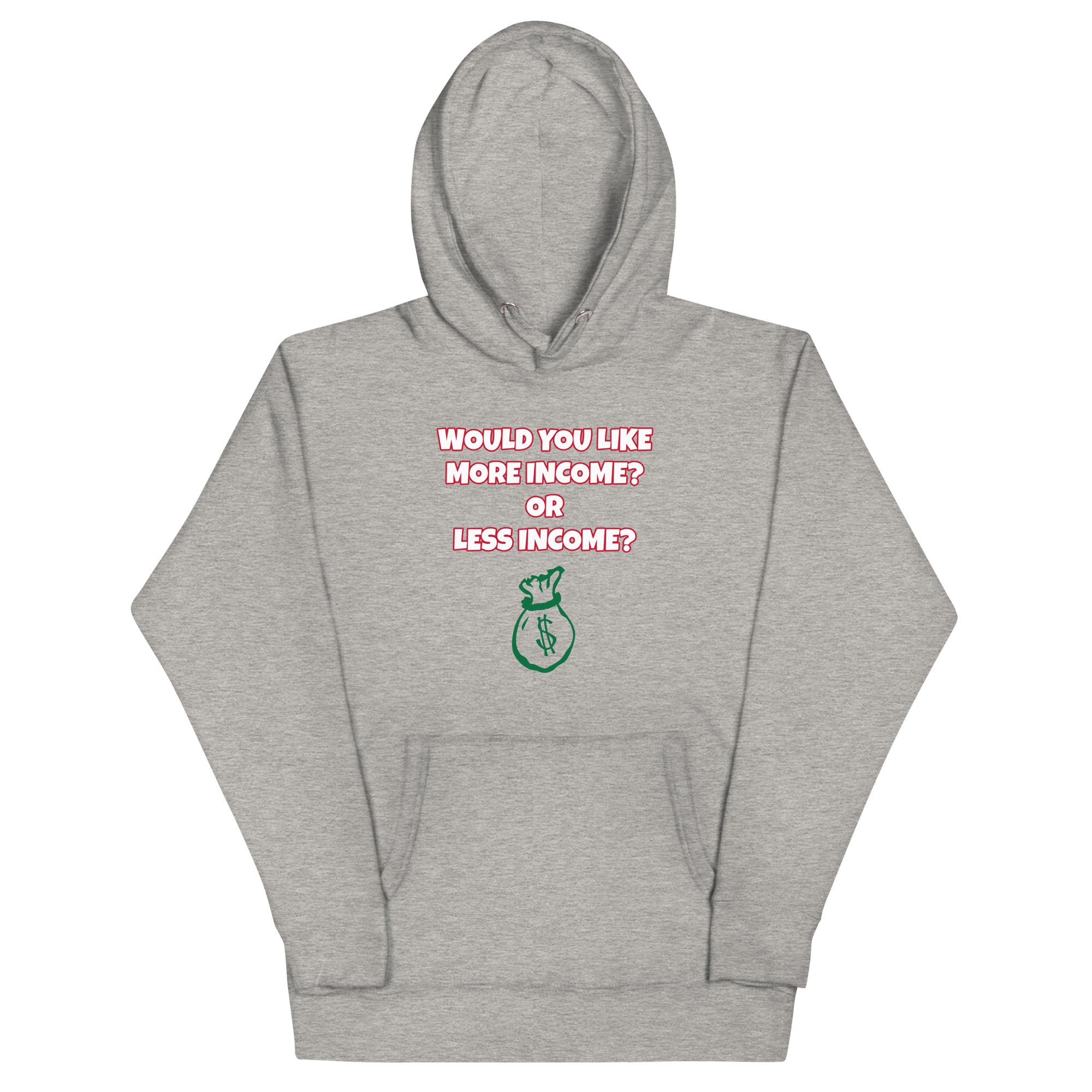 More Income or Less Income Unisex Hoodie