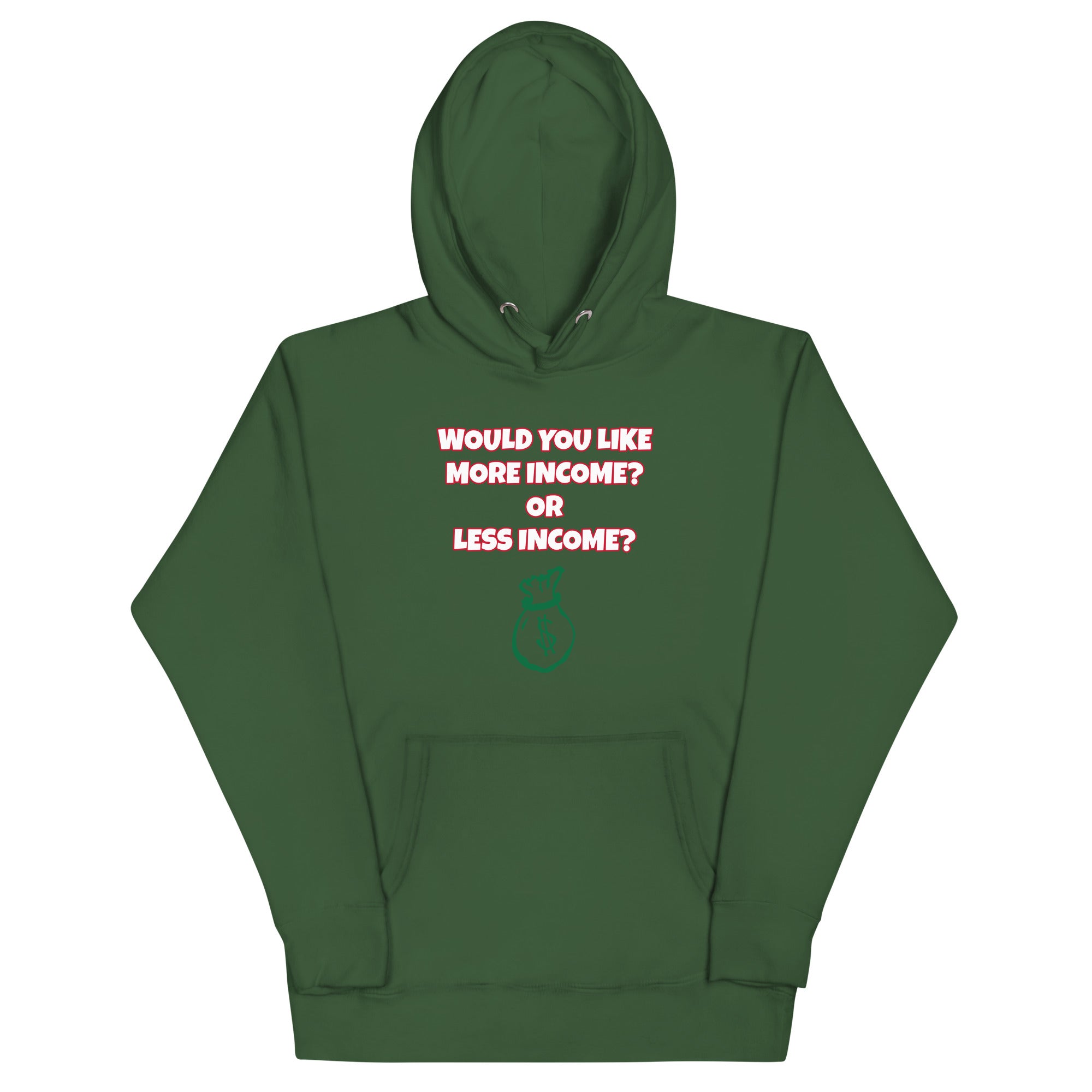 More Income or Less Income Unisex Hoodie