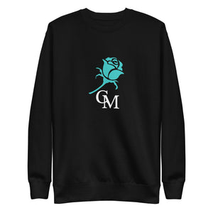CM Turquise Rose Unisex Premium Sweatshirt