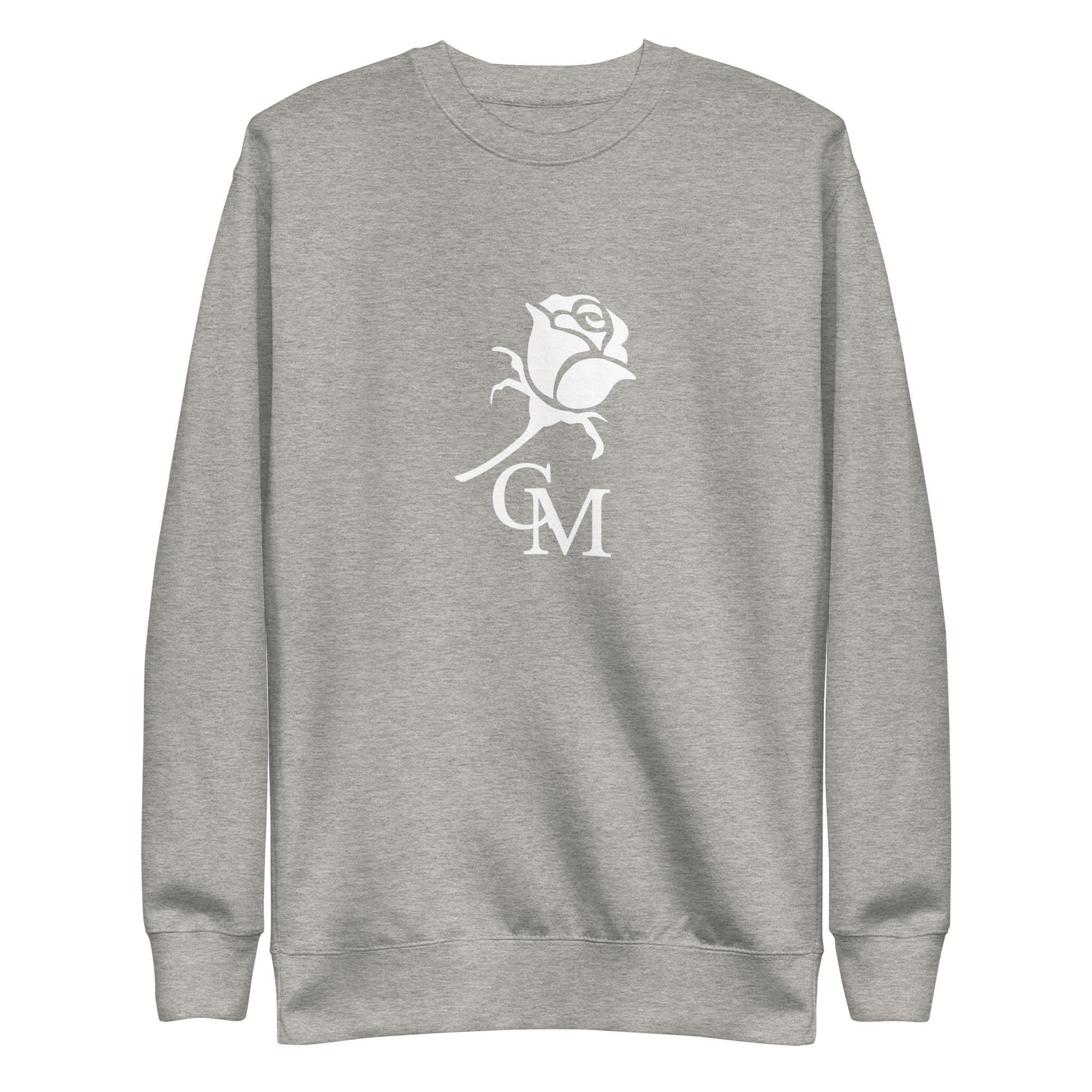 CM White Rose Unisex Premium Sweatshirt