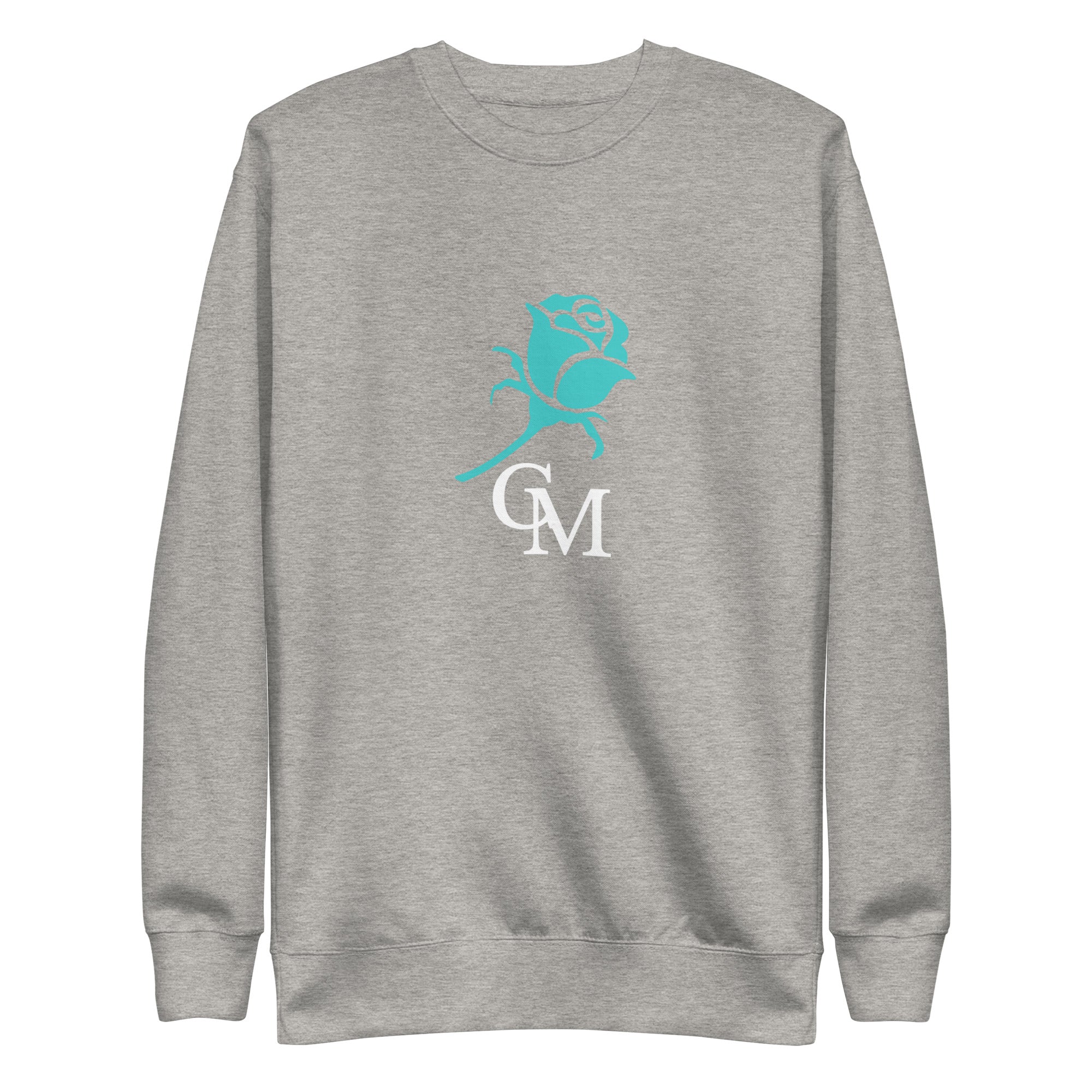 CM Turquise Rose Unisex Premium Sweatshirt