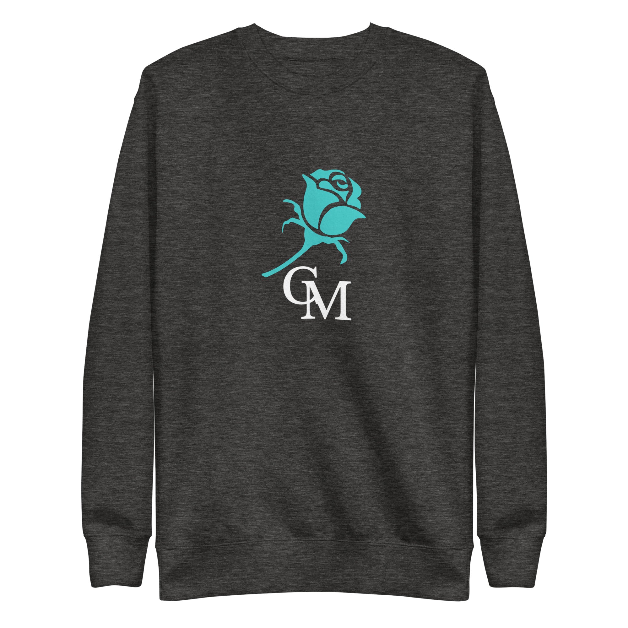 CM Turquise Rose Unisex Premium Sweatshirt