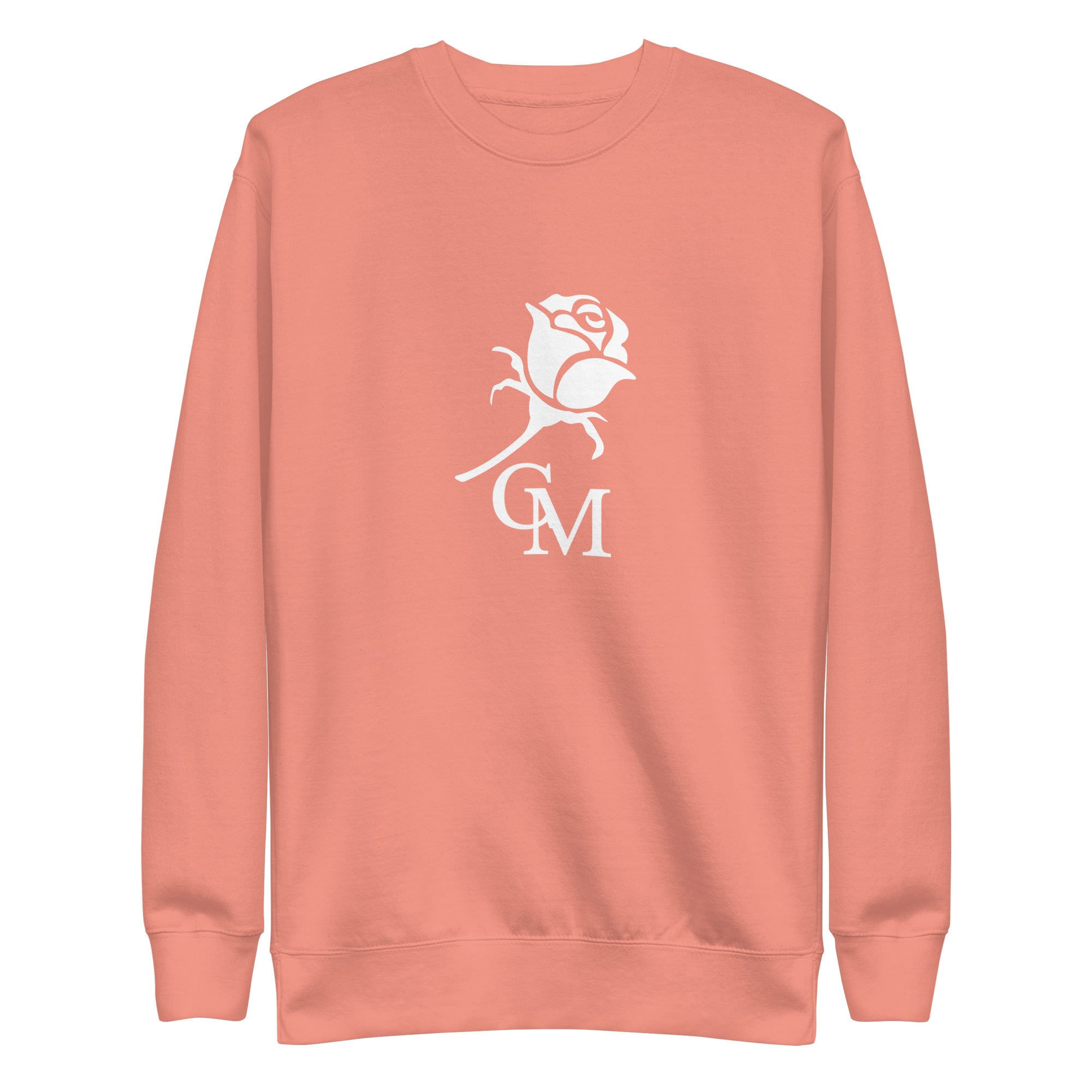 CM White Rose Unisex Premium Sweatshirt