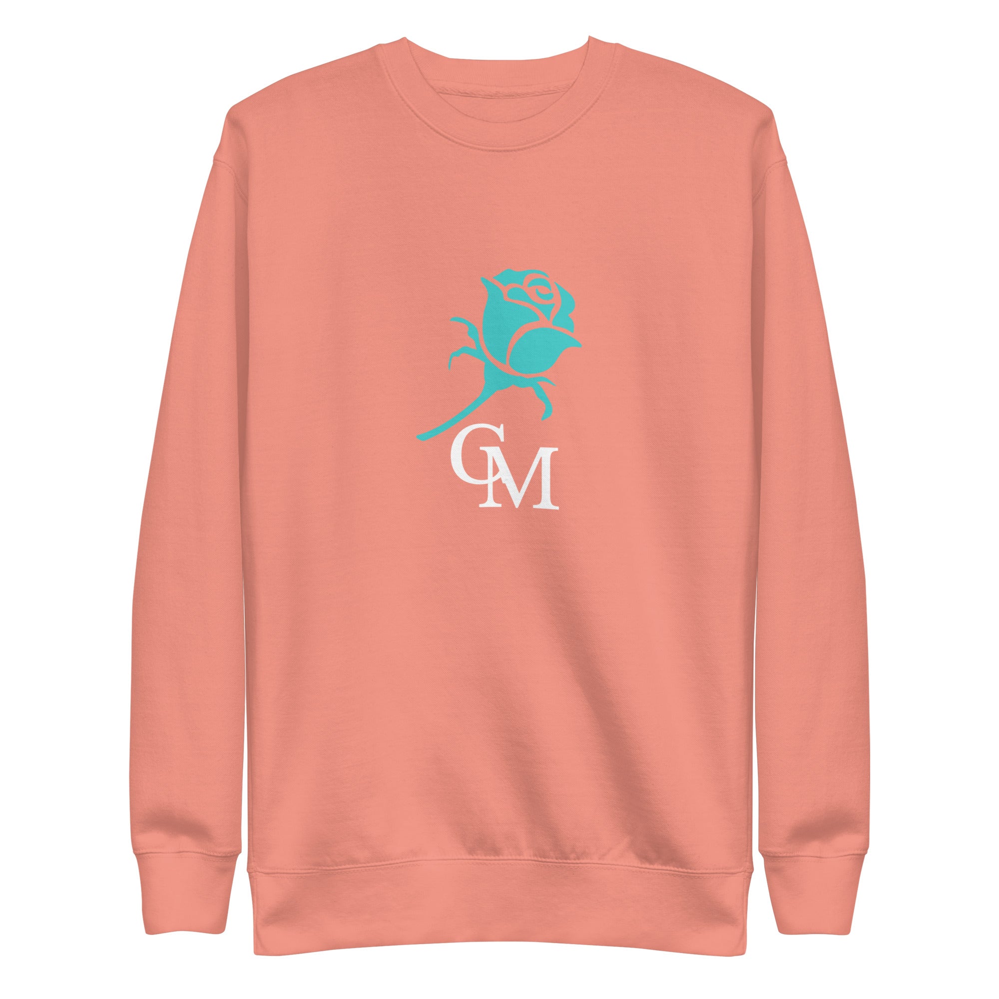 CM Turquise Rose Unisex Premium Sweatshirt