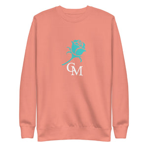 CM Turquise Rose Unisex Premium Sweatshirt