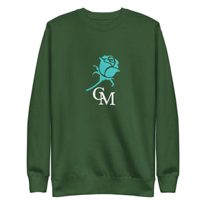 CM Turquise Rose Unisex Premium Sweatshirt