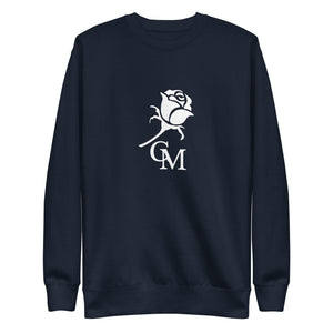 CM White Rose Unisex Premium Sweatshirt