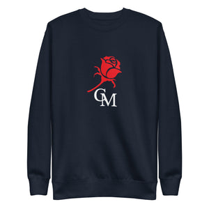 CM Red Rose Unisex Premium Sweatshirt