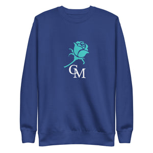 CM Turquise Rose Unisex Premium Sweatshirt
