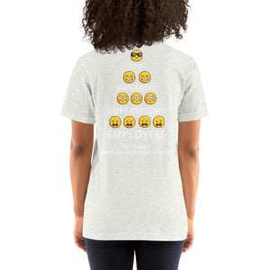 Looks Like A Pyramid Scheme Unisex T-Shirt (Back Print)