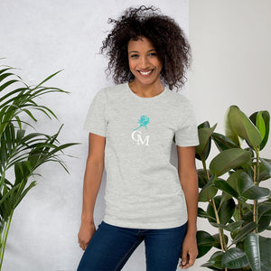 CM Turquoise Rose Unisex t-shirt