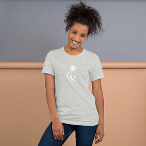 CM White Rose Unisex t-shirt