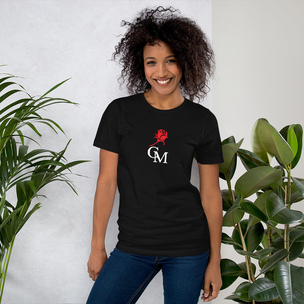 CM Red Rose Unisex t-shirt