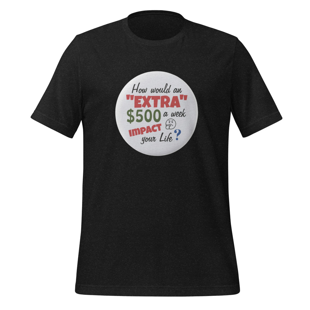 An Extra $500 A Week Unisex T-Shirt
