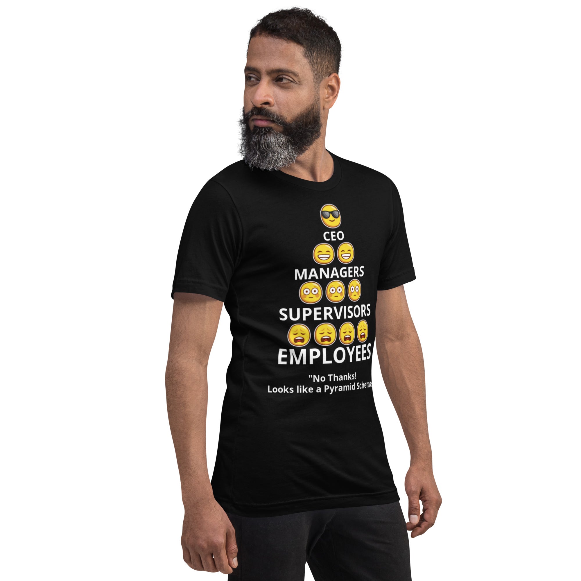 Looks Like A Pyramid Scheme Unisex T-Shirt (Front Print)