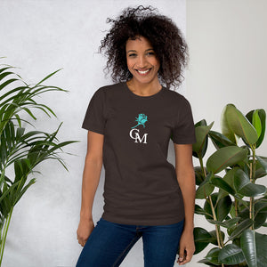 CM Turquoise Rose Unisex t-shirt