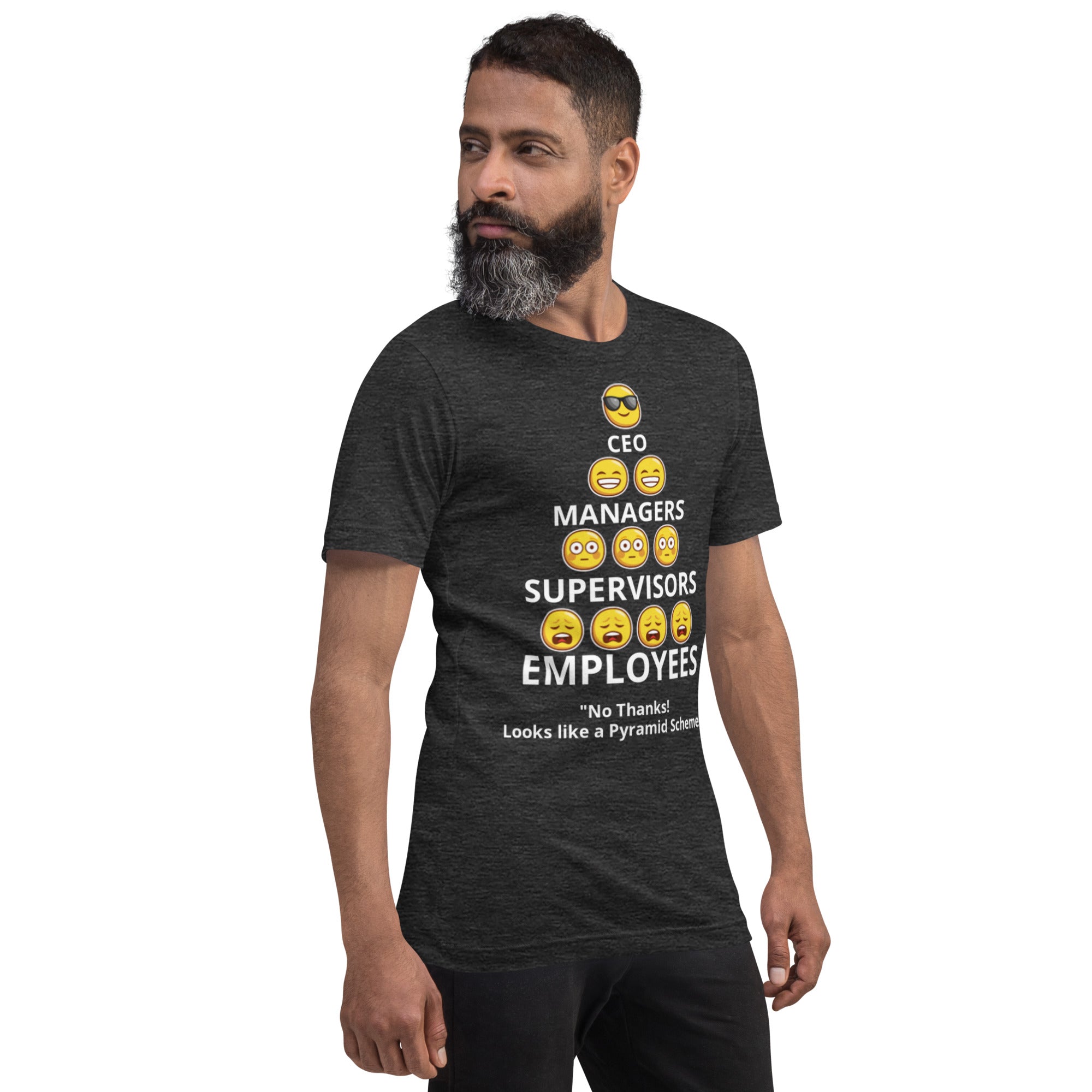 Looks Like A Pyramid Scheme Unisex T-Shirt (Front Print)