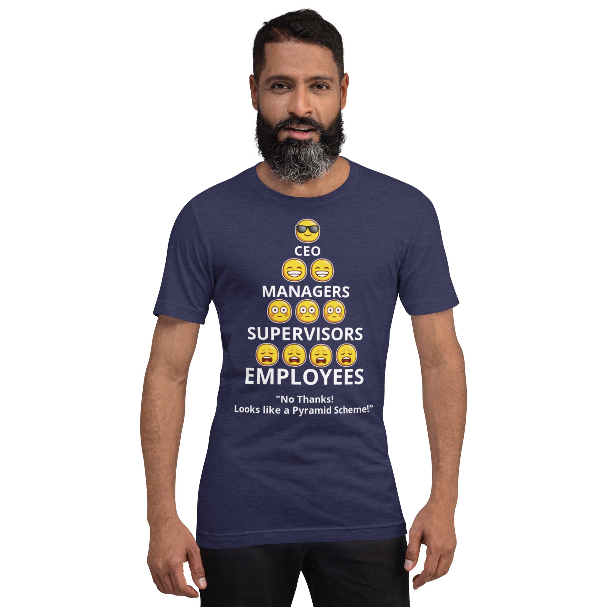 Looks Like A Pyramid Scheme Unisex T-Shirt (Front Print)