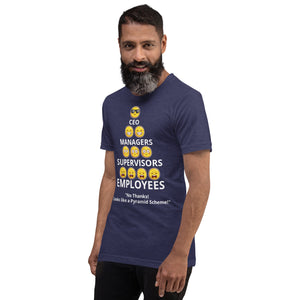 Looks Like A Pyramid Scheme Unisex T-Shirt (Front Print)
