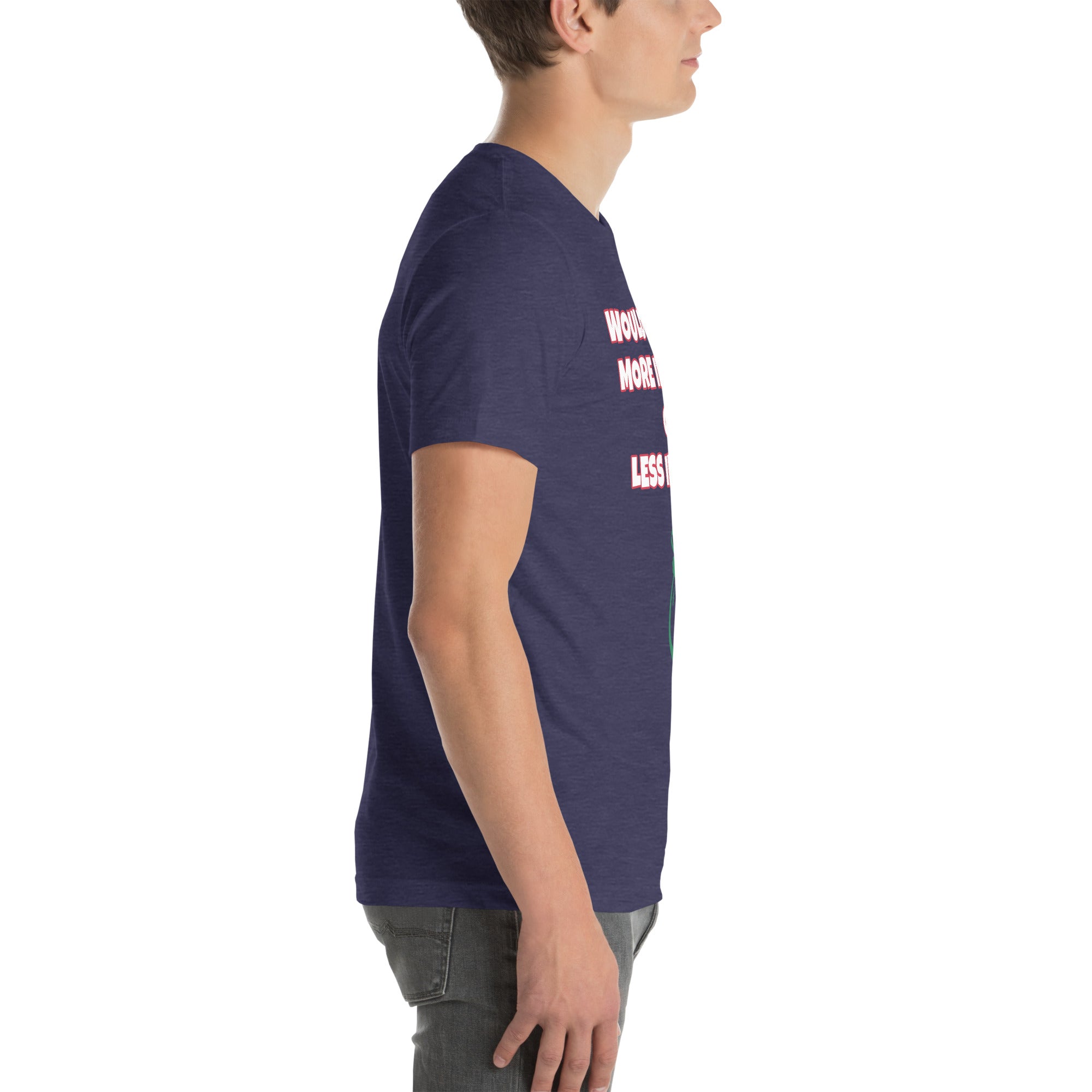 More Income or Less Income Unisex Crew Neck T-Shirt