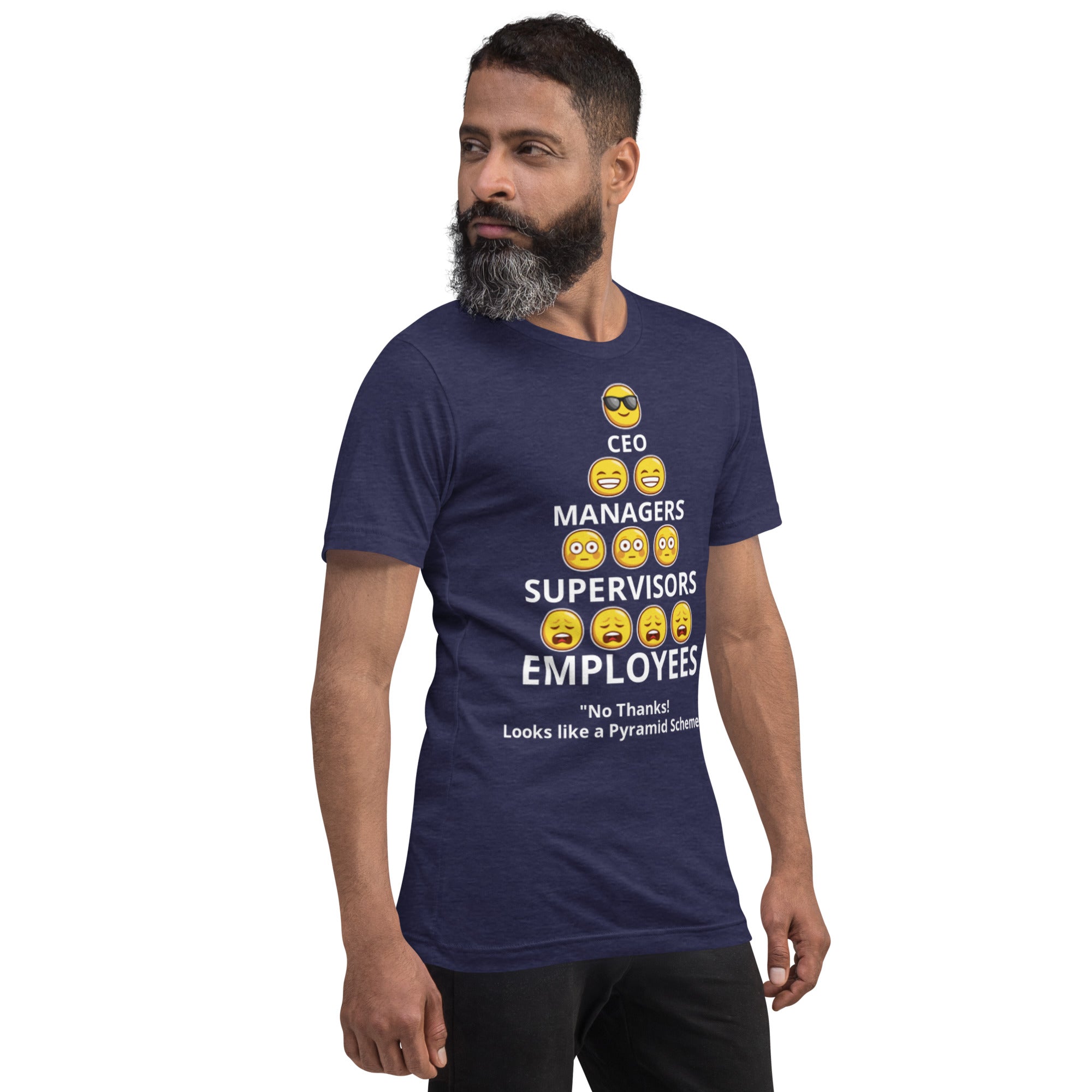 Looks Like A Pyramid Scheme Unisex T-Shirt (Front Print)