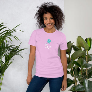 CM Turquoise Rose Unisex t-shirt