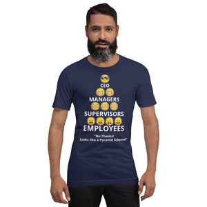 Looks Like A Pyramid Scheme Unisex T-Shirt (Front Print)