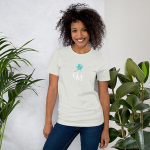 CM Turquoise Rose Unisex t-shirt