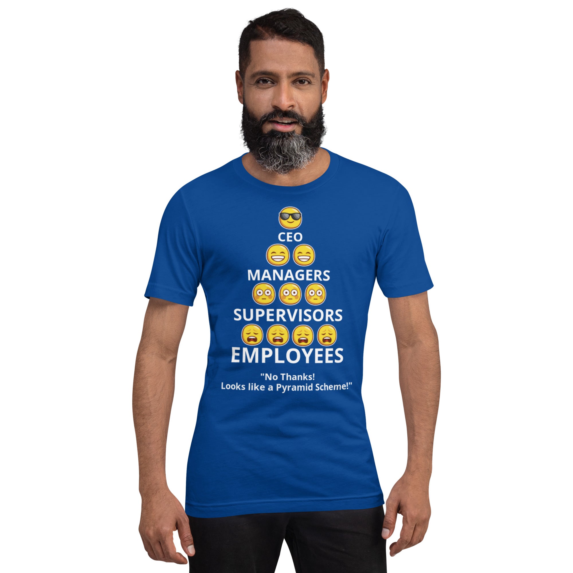 Looks Like A Pyramid Scheme Unisex T-Shirt (Front Print)