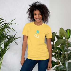 CM Turquoise Rose Unisex t-shirt