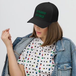 Do Plants Not Pills Structured Twill Cap (Green Letters)