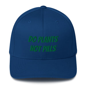 Do Plants Not Pills Structured Twill Cap (Green Letters)