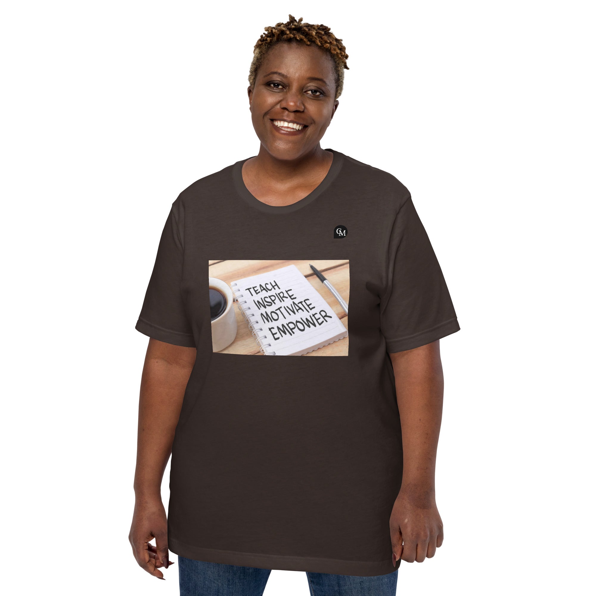 Coach Marcus Teach, Inspire, Motivate, Empower Unisex t-shirt