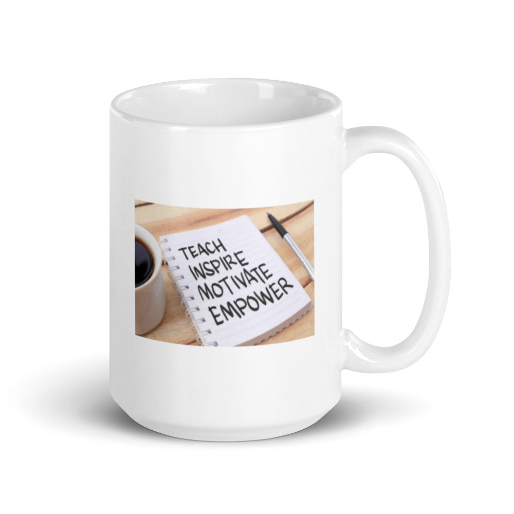 Teach Inspire Motivate Empower 15 Ounce Mug